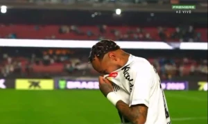 بالفيديو.. بكاء وانهيار نيمار بعد خسارته بسداسية في الدوري البرازيلي