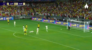 شاهد.. هدف النصر الثالث الملغي أمام الاتحاد في نصف نهائي كأس السوبر