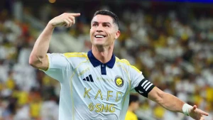 بالفيديو.. كريستيانو رونالدو يكرر نفس هدفه مع ريال مدريد في مباراة النصر والاتحاد