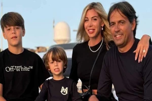 رد فعل زوجة إنزاغي بعد أول ظهور لابنها مع الهلال «صورة»