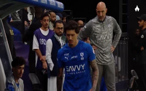 «غضب واعتراض».. بالفيديو.. تصرف مثير من نونيز محترف الهلال بعد استبداله أمام الفتح