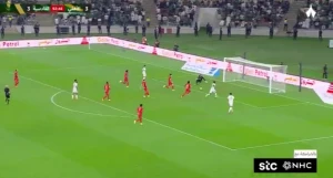 بالفيديو: هدف ملغي للاعب الأهلي كيسيه أمام القادسية