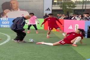 «أسقط فتاة أرضًا».. بالفيديو.. مهارة خرافية من زيدان تكتسح السوشيال ميديا