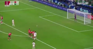 بالفيديو: الحمدان يهدر ركلة جزاء للسعودية أمام المغرب