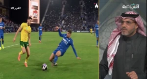 بالفيديو.. نواف شكرالله يحسم الجدل بشأن الهدف الثالث للهلال أمام الخليج في دوري روشن