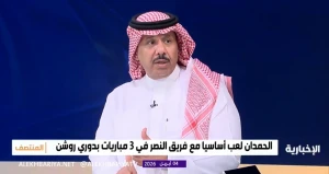 بالفيديو.. الرزيحان يعلق على مستوى عبدالله الحمدان مع النصر main
