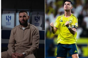 بنزيما يثير الجدل ويزعم بأن رونالدو هدد بمغادرة الدوري في حال عدم منحه فرصة الفوز باللقب