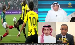 بالفيديو.. خلاف بين عثمان والعبكري حول أحقية الاتحاد في ركلة جزاء أمام الاتفاق main