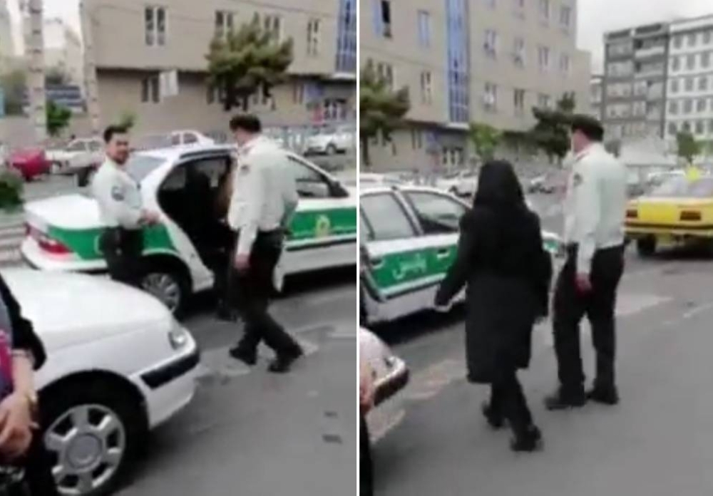 شاهد.. لحظة اعتقال نائبة رئيس الاتحاد لكرة القدم الإيراني.. والكشف عن السبب!