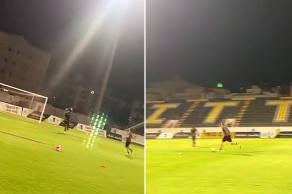 ‏شاهد.. هدف مهاري لحمدالله في التدريبات لا يسجله إلا مهاجم محترف