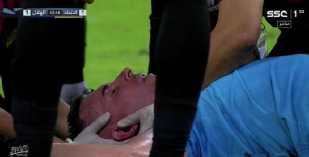 كشف طبيعة إصابة حارس الاتحاد "غروهي"!