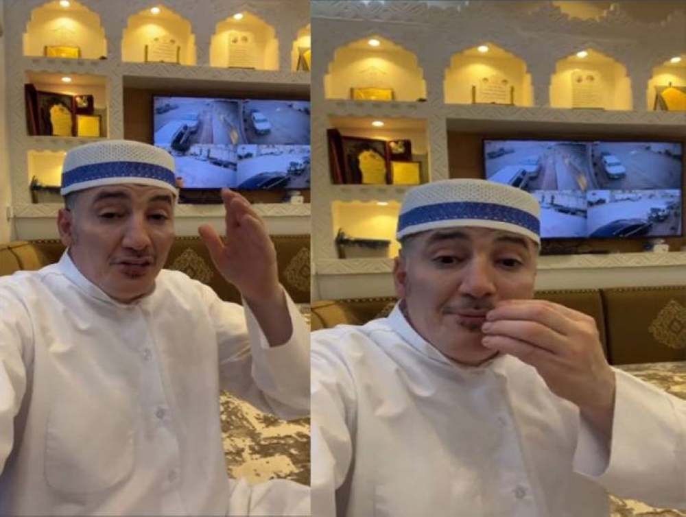 بالفيديو.. «آل عامر»: ‏إذا فاز ‎النصر على ‎الأهلي في الكلاسيكو راح أحلق نص شنبي اليمين وألبس تيشرت النصر!