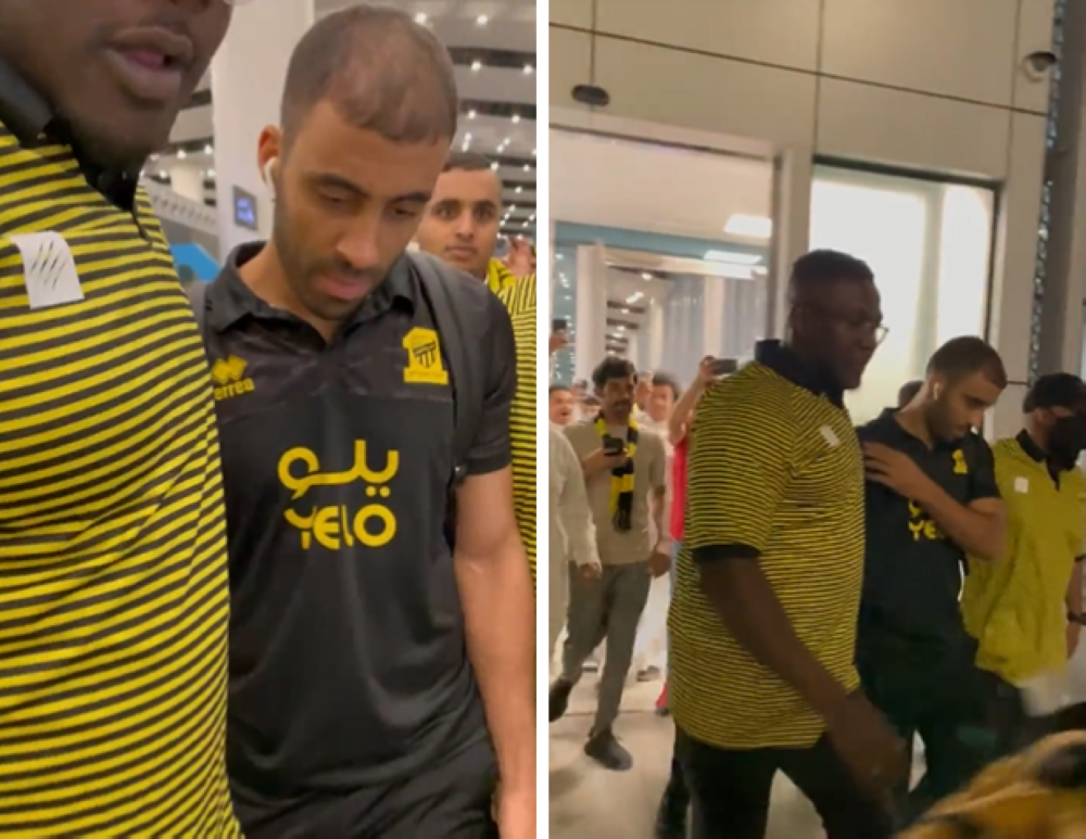 شاهد.. كيف استقبلت جماهير الاتحاد اللاعب "حمدالله" قبل مواجهة النصر؟!