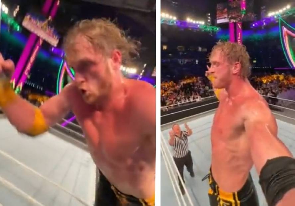 "الحكم طالبه بعدم القفز".. لوغان بول ينشر أصعب لقطة من مباراته أمام رومان رينز في عرض الـwwe بموسم الرياض !