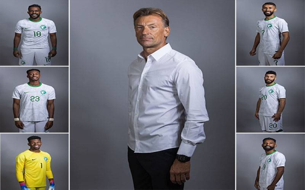 بالصور .. جلسة التصوير الرسمية للمنتخب السعودي قبل انطلاق فعاليات المونديال!