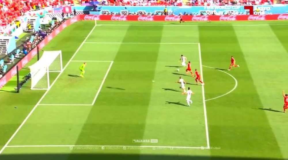 شاهد  .. "هدف" منتخب إيران الملغي أمام ويلز في كأس العالم 2022 !