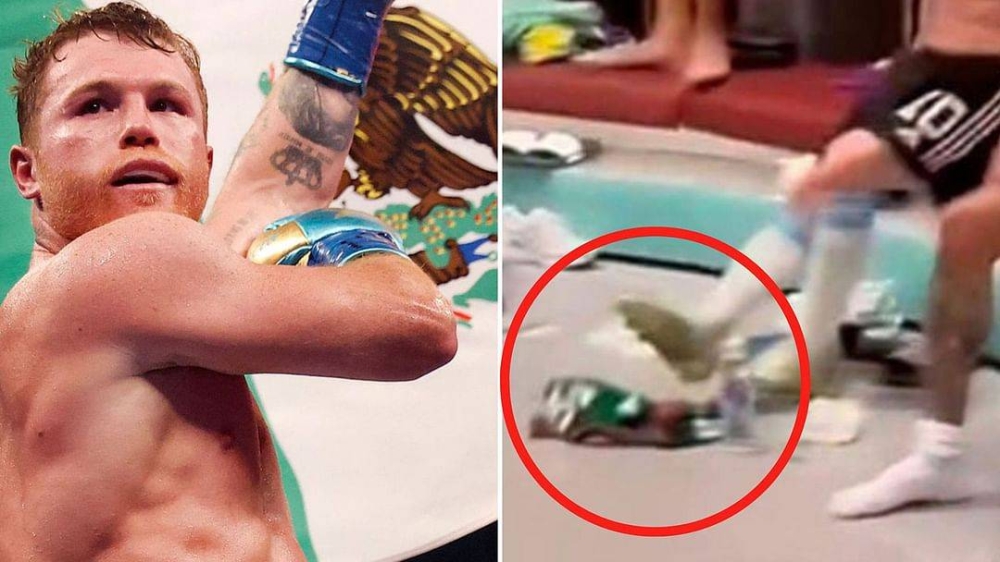 الملاكم المكسيكي كانيلو ألفاريز يتوعد ميسي بعد إهانة قميص بلاده وإلقائه على الأرض (فيديو)