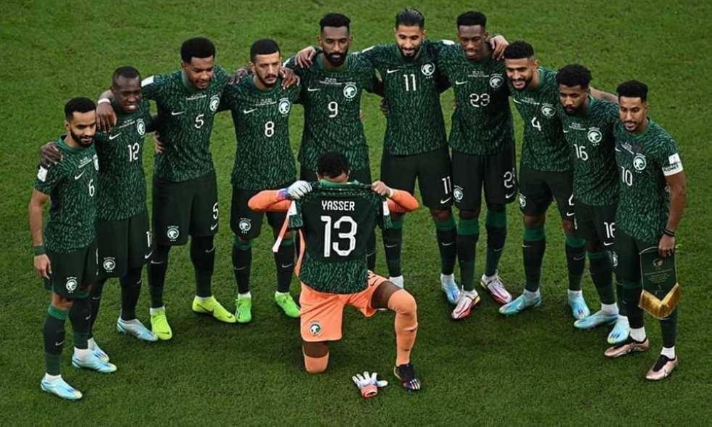 ‏شاهد:  التشكيلة الأساسية لـ "⁧‫ المنتخب السعودي" ‬⁩ في مواجهته المرتقبة أمام ⁧‫المكسيك‬⁩