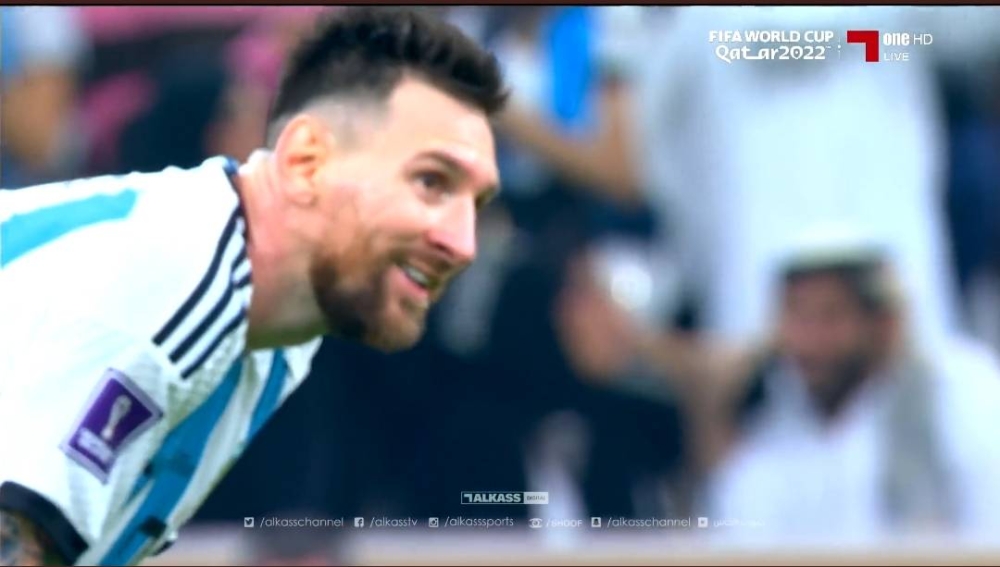 شاهد ردة فعل ميسي المثيرة بعد تسجيل فرنسا هدف التعادل في نهائي كأس العالم