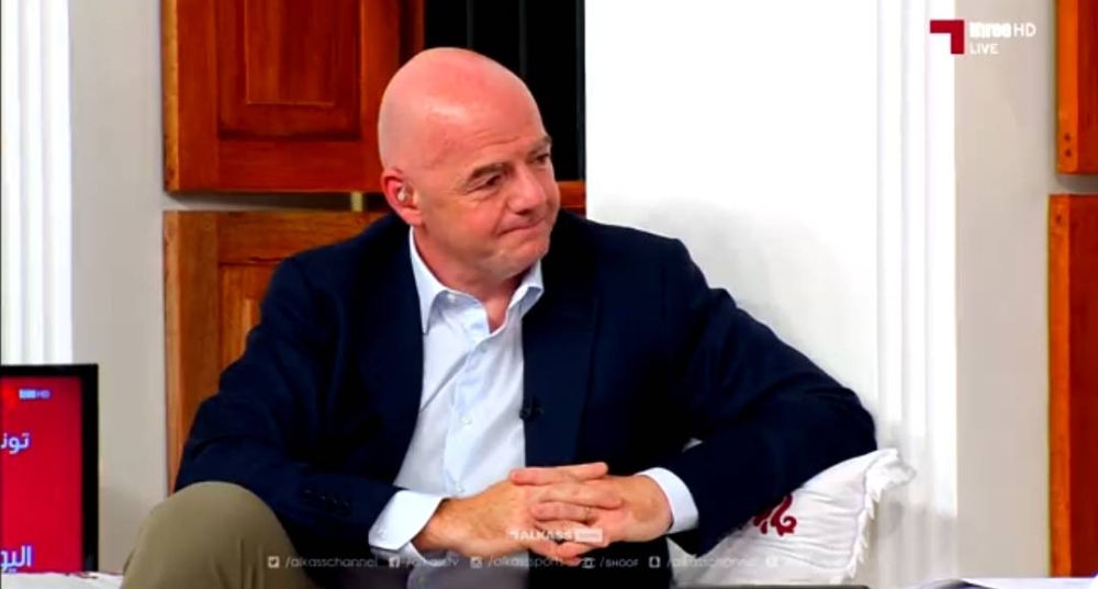 هل ممكن نرى كأس العالم في السعودية ومصر ؟ شاهد.. رئيس فيفا يُجيب