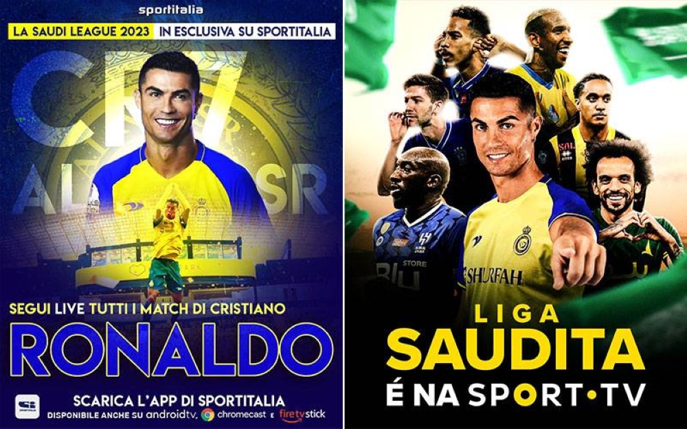 قنوات برتغالية وإيطالية تحصل على حقوق بث مباريات النصر في الدوري السعودي!