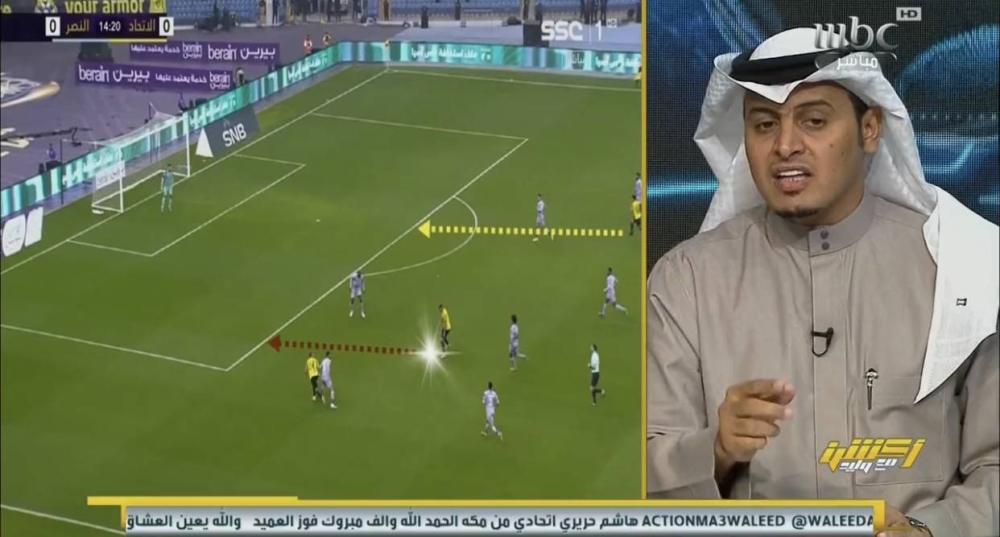«12 لمسة».. شاهد.. اللحياني يكشف عن أمر يخص هدف الاتحاد الأول في شباك النصر!