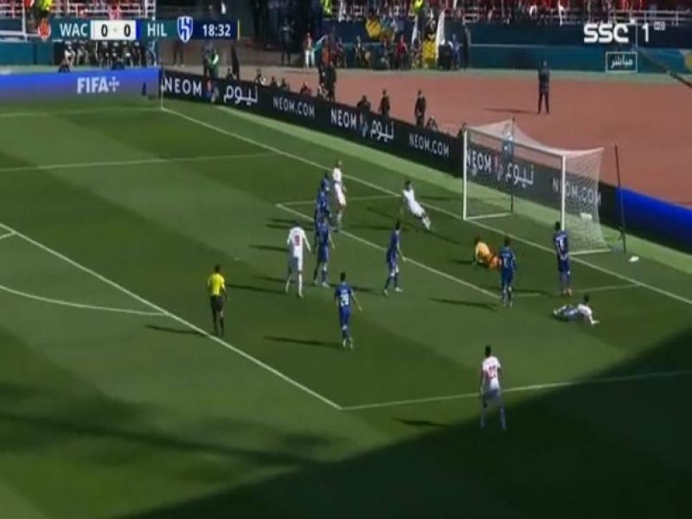 شاهد.. هدف الوداد المغربي الملغي ضد الهلال في كأس العالم للأندية