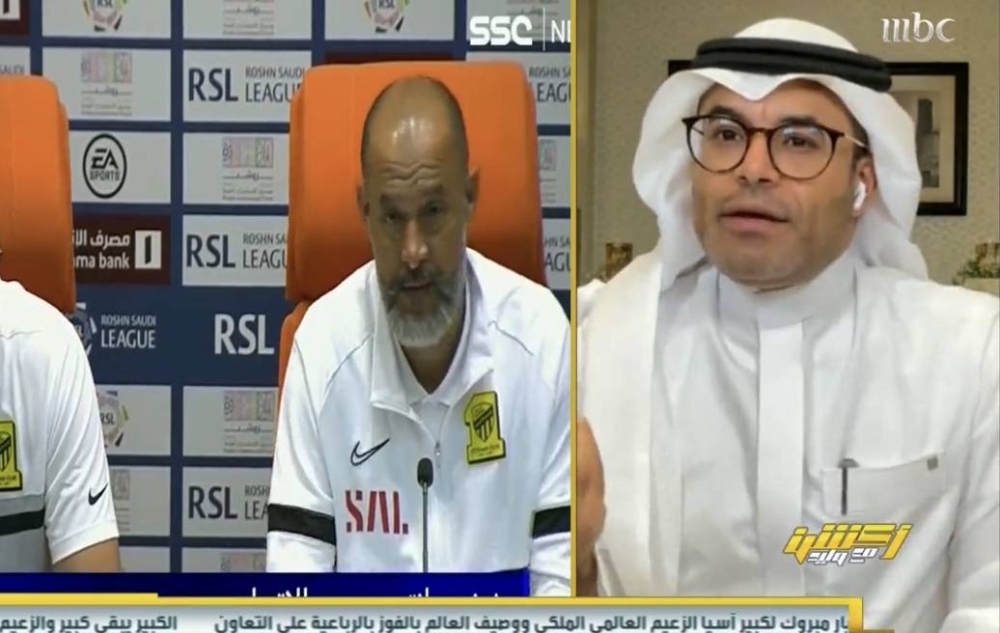 شاهد.. محمد الشيخ يكشف عن أمر يخص تسريب تشكيل النصر لـ نونو سانتو قبل الكلاسيكو!