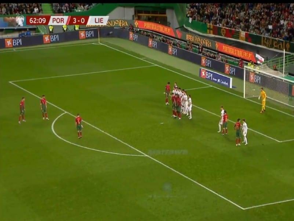 شاهد.. هدف صاروخي لـ"كريستيانو رونالدو" في مرمى ليختنشتاين