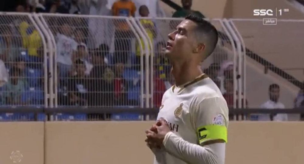 شاهد..  احتفالية خاصة من كريستيانو رونالدو بعد هدفه الثاني في شباك العدالة!