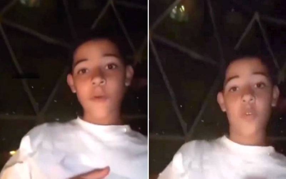 شاهد ..ابن "كريستيانو" يتحدث العربية ويقول :الحمد لله!