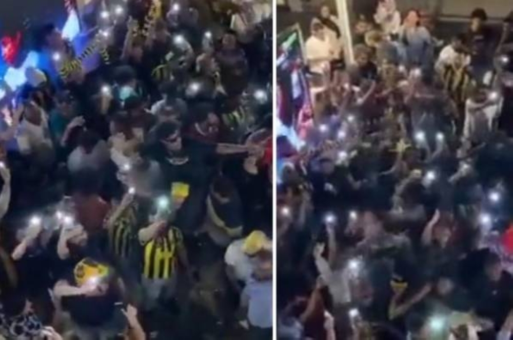 شاهد جماهير الاتحاد في مصر تحتفل بفوزه ببطولة الدوري وتردد النشيد