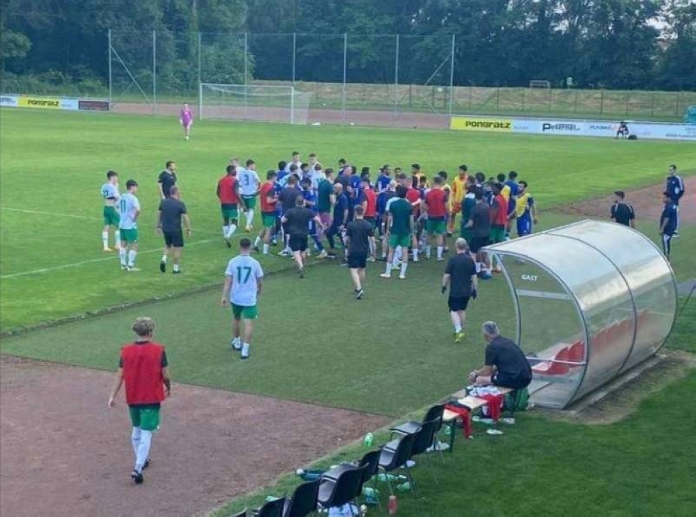 إلغاء مباراة المنتخب الكويتي مع نظيره الإيرلندي بسبب ما حدث بين اللاعبين