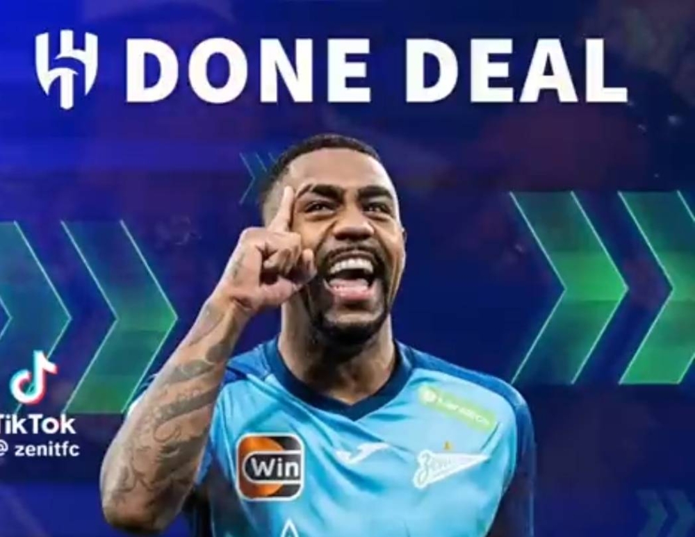 شاهد.. زينيت الروسي يحتفي بإتمام صفقة انتقال مالكوم إلى الهلال بهذا الطريقة!