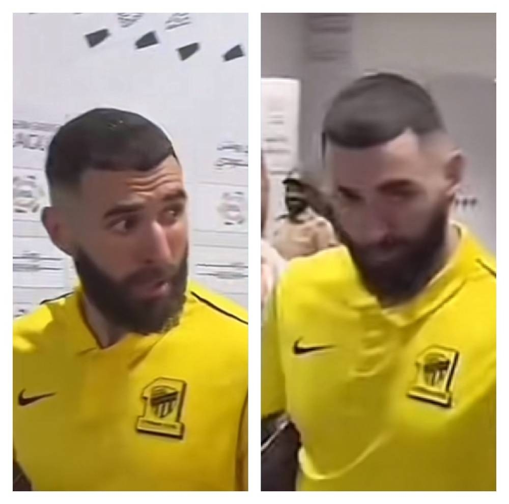 شاهد.. غضب بنزيما بعد خسارة الاتحاد أمام الهلال !