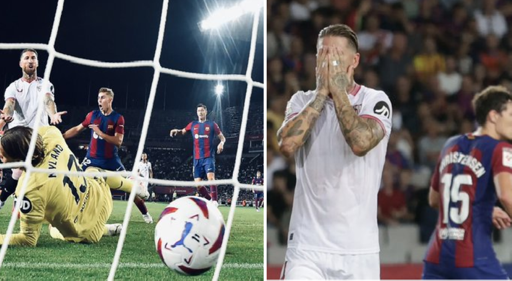 شاهد.. "راموس" يسجل هدف الفوز لغريمه التقليدي برشلونة بطريقة لا تصدق !