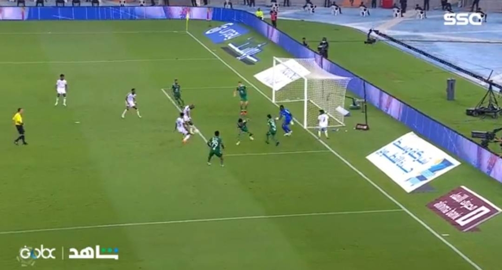 شاهد.. "ديمبلي " يهدر فرصة تسجيل هدف محقق للاتفاق أمام الأهلي