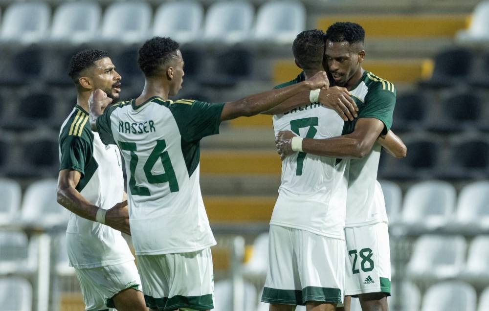شاهد.. التعادل الإيجابي ( 2/ 2) يحسم مواجهة المنتخب السعودي أمام نيجيريا