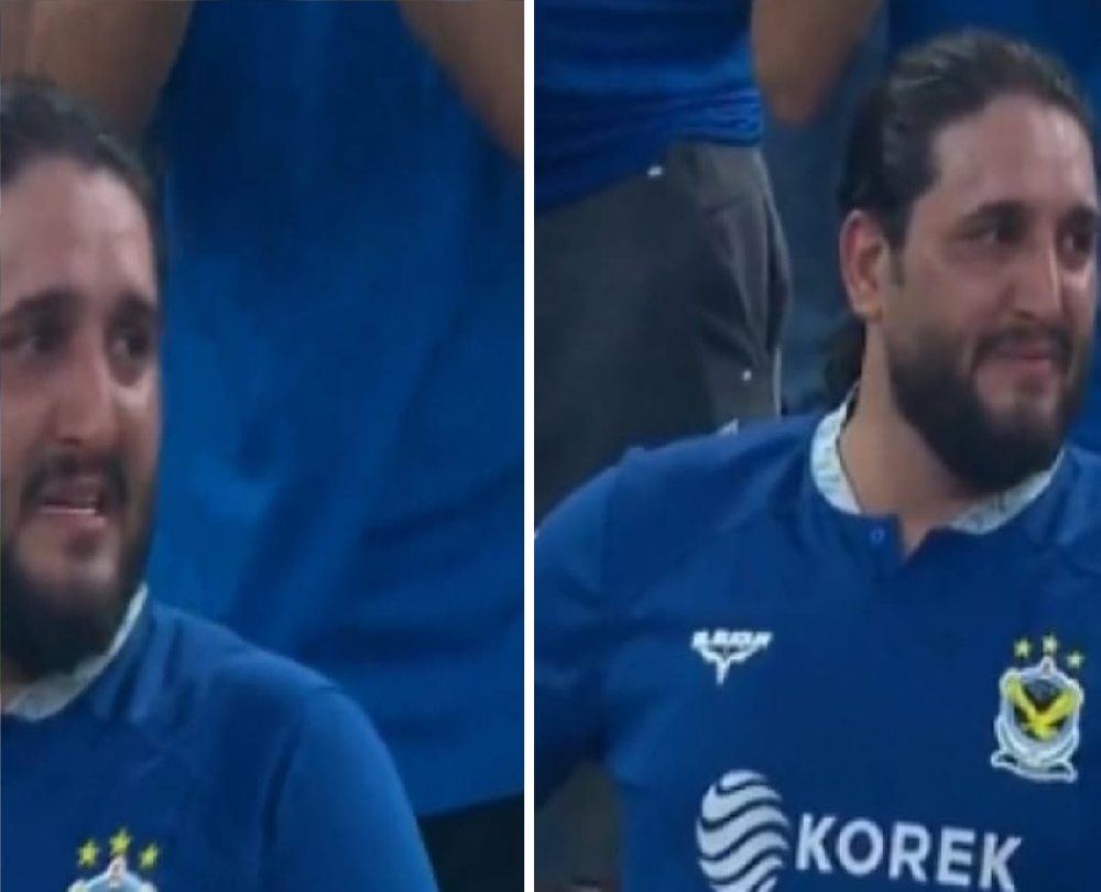 شاهد.. بكاء مُشجع عراقي بعد هدف "حمدالله" في مرمى القوة الجوية بدوري أبطال آسيا