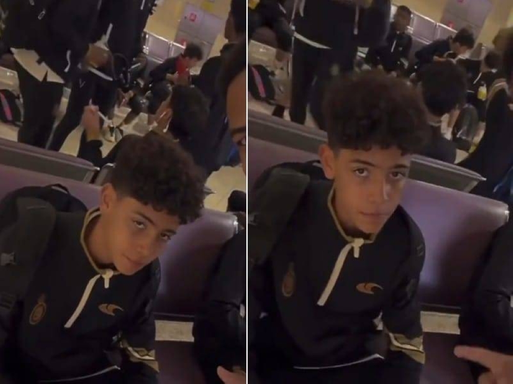 شاهد.. رد «ابن كريستيانو» على مشجع قال له: إن شاء الله تصبح مثل والدك 