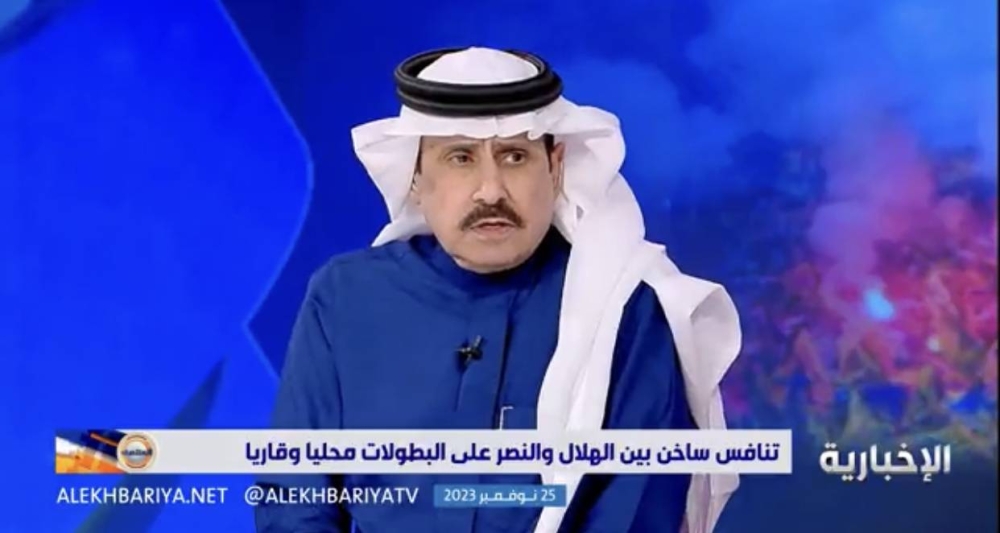 «يفرض عضلاته».. شاهد.. الشمراني يكشف رسالة الهلال للنصر قبل الديربي