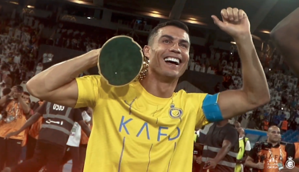 حساب النصر ينشر مقطع لـ "رونالدو" لاكتماله عاما مع النادي