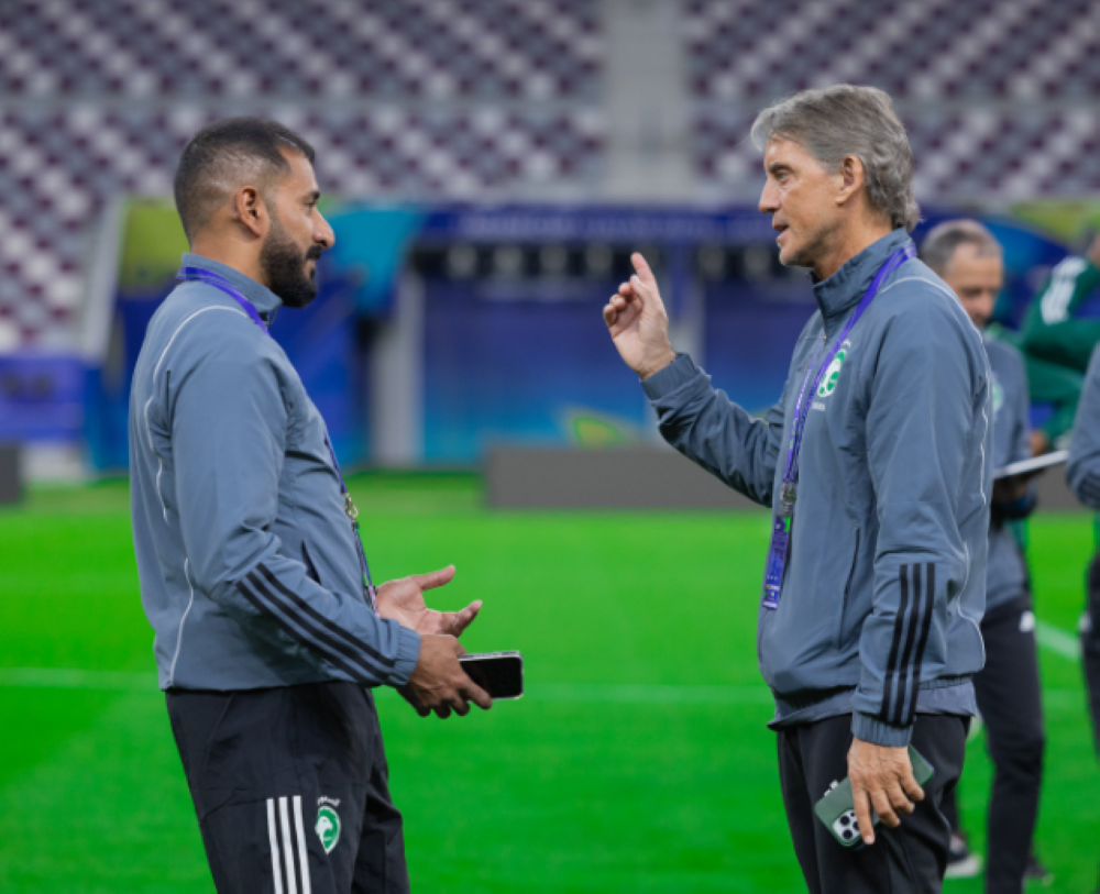 مانشيني يعلن تشكيلة المنتخب السعودي لمواجهة "عمان"