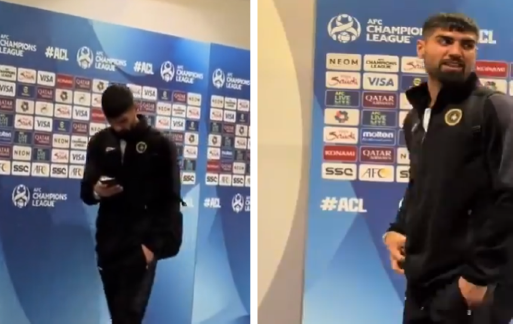 شاهد.. رد لاعب سباهان الإيراني على أحد المراسلين بعد الهزيمة أمام الهلال والخروج من البطولة الآسيوية