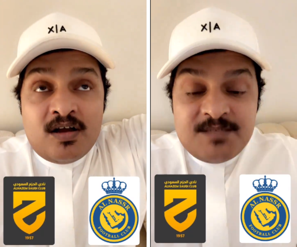 شاهد ..الصبحان يتوقع نتيجة مباراة النصر والحزم