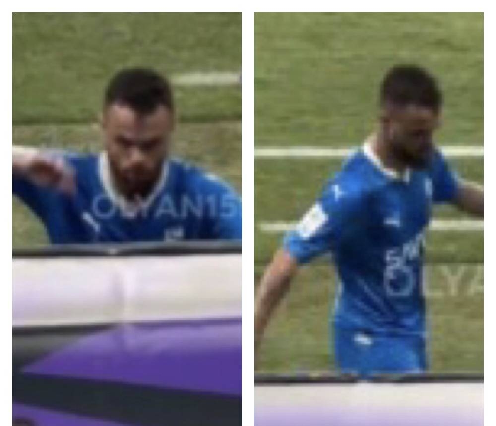 شاهد..  غضب ميشايل بسبب قرار جيسوس بخروجه من مباراة الهلال والعين الإماراتي