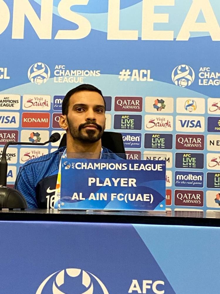 خالد الهاشمي لاعب العين الإماراتي يتحدى الهلال:« لا أخشى أحدًا»
