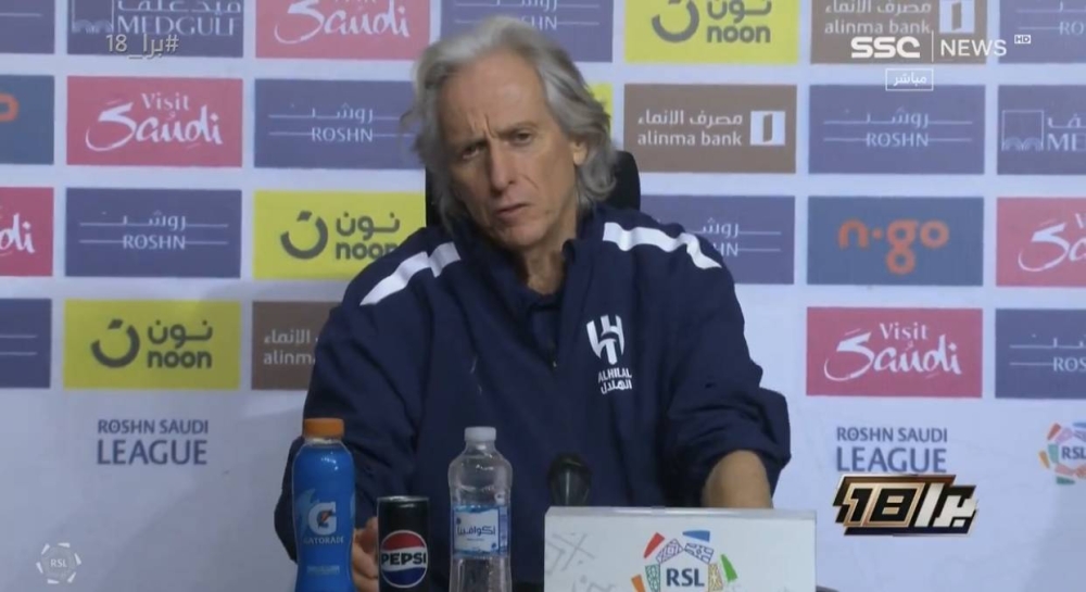 شاهد.. جيسوس بعد الفوز على التعاون: «مستقبلي غير واضح مع الهلال»