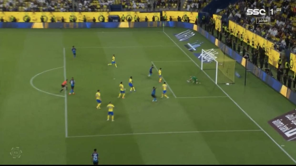شاهد.. هدف الوحدة الملغي أمام النصر بداعي التسلل
