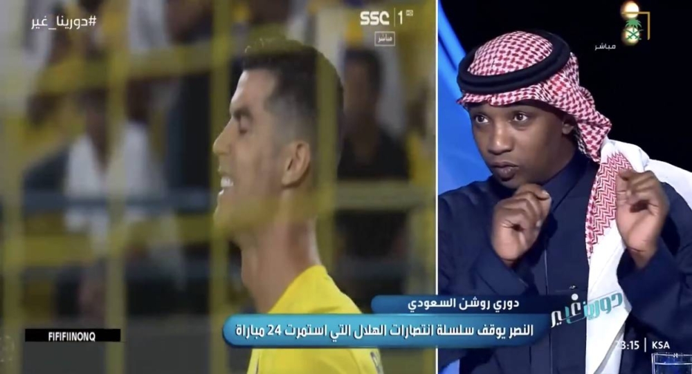 شاهد.. محمد نور يكشف سبب إهدار كريستيانو رونالدو العديد من الفرص أمام الهلال!